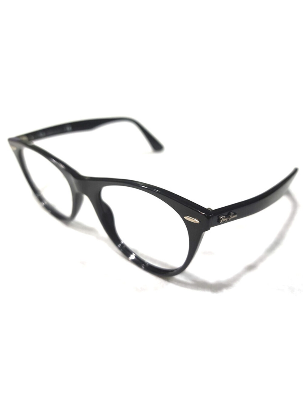 Ray Ban RB2185 901/31 Round Black Eyeglasses Sunglasses Frame 55-18 145 Read